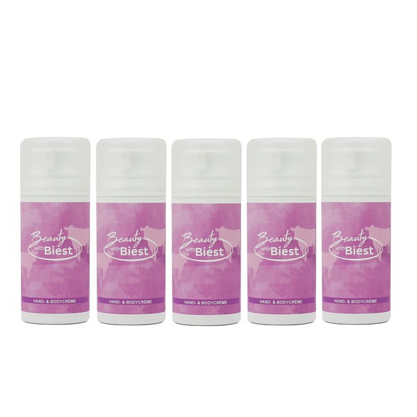 5 Hand- + bodycreme 100 ml. 4 betalen